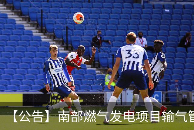 【公告】南部燃气发电项目输气管道社会稳定风险评估公告
