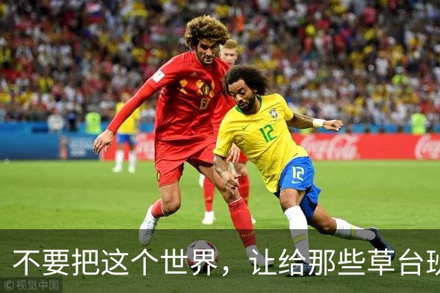 不要把这个世界，让给那些草台班子